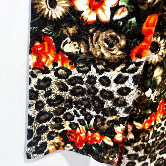 ESHA DESIGN Leopard print and flowers dress - Picture 4 of 7